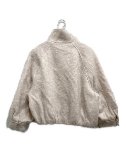 Snidel（スナイデル）Snidel (スナイデル) シャギーミドルブルゾン ベージュ サイズ:Sの古着・服飾アイテム