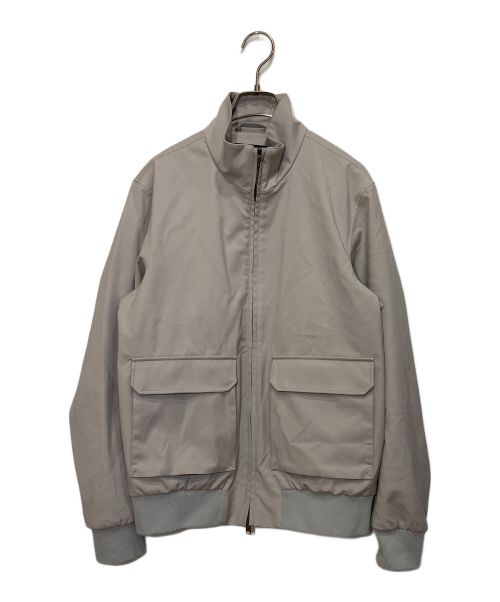 HERNO（ヘルノ）HERNO (ヘルノ) レイヤーウールスタンドカラーブルゾン/GI000410U-33410-9402 グレー サイズ:44の古着・服飾アイテム