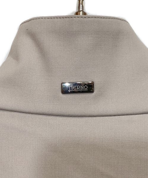 HERNO（ヘルノ）HERNO (ヘルノ) レイヤーウールスタンドカラーブルゾン/GI000410U-33410-9402 グレー サイズ:44の古着・服飾アイテム