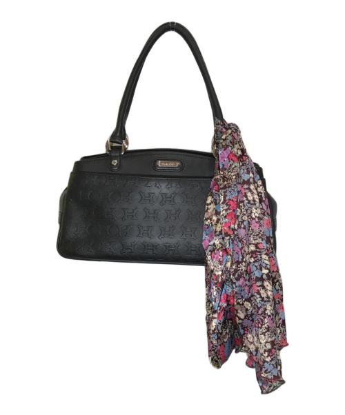 Hamano（ハマノ）HAMANO (ハマノ) ハンドバッグ ブラックの古着・服飾アイテム