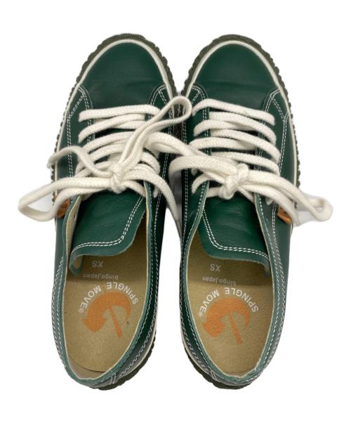 SPINGLE MOVE（スピングルムーヴ）SPINGLE MOVE (スピングルムーヴ) ローカットスニーカー グリーン サイズ:XSの古着・服飾アイテム