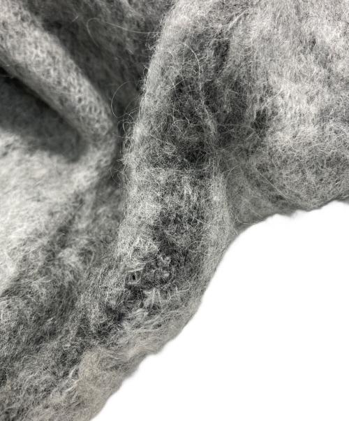WYM LIDNM（ウィム バイ リドム）WYM LIDNM (ウィム バイ リドム) MOHAIR BLEND JACQUARD SHAGGY KNIT グレー サイズ:Ⅿの古着・服飾アイテム