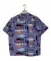 STAR OF HOLLYWOOD (スターオブハリウッド) BROAD COTTON OPEN SHIRT “FISH” パープル サイズ:L：7000円
