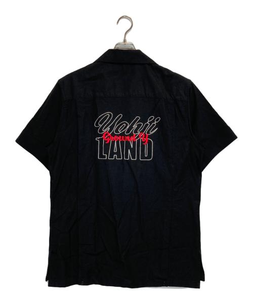 GROUND Y（グラウンドワイ）GROUND Y (グラウンドワイ) ボーリングシャツ ブラック サイズ:3の古着・服飾アイテム