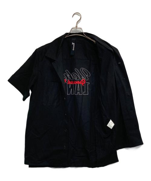GROUND Y（グラウンドワイ）GROUND Y (グラウンドワイ) ボーリングシャツ ブラック サイズ:3の古着・服飾アイテム