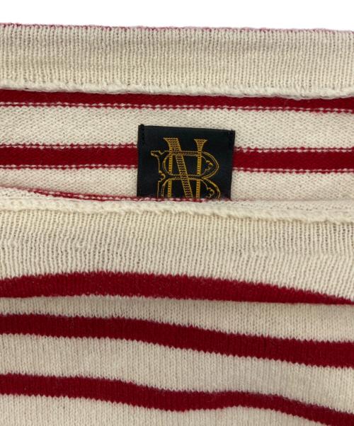 BATONER（バトナ―）BATONER (バトナ―) PILE WOOL BASQUE SHIRT レッド×ベージュ サイズ:2の古着・服飾アイテム