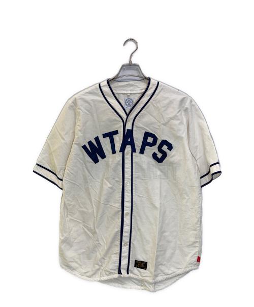 WTAPS（ダブルタップス）WTAPS (ダブルタップス) LEAGUE SS SHIRT COTTON OXFORD ホワイト サイズ:Lの古着・服飾アイテム