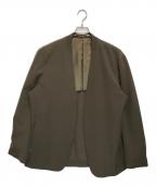 MAISON SPECIALメゾンスペシャル）の古着「アウトラスト テックノーカラージャケット/11201111221」｜ブラウン