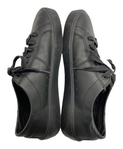 DIESEL（ディーゼル）DIESEL (ディーゼル) レザースニーカー ブラック サイズ:26.5の古着・服飾アイテム