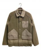 hystericヒステリック）の古着「ウールカバーオールタイプジャケット」｜カーキ
