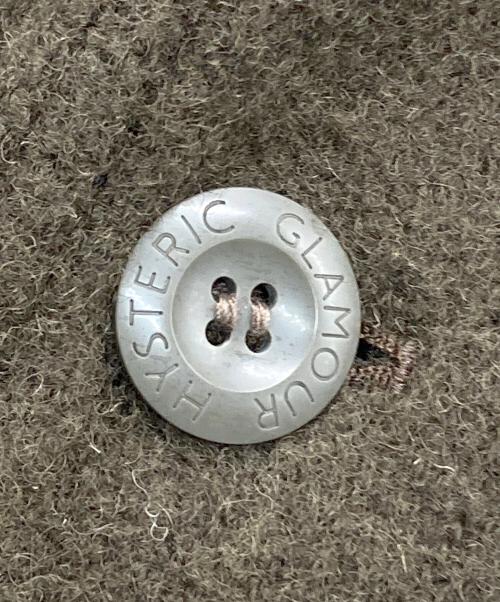 hysteric（ヒステリック）Hysteric (ヒステリック) ウールカバーオールタイプジャケット カーキ サイズ:Freeの古着・服飾アイテム