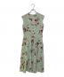 LAUREN RALPH LAUREN (ローレンラルフローレン) 総柄ワンピース グリーン サイズ:2：4000円