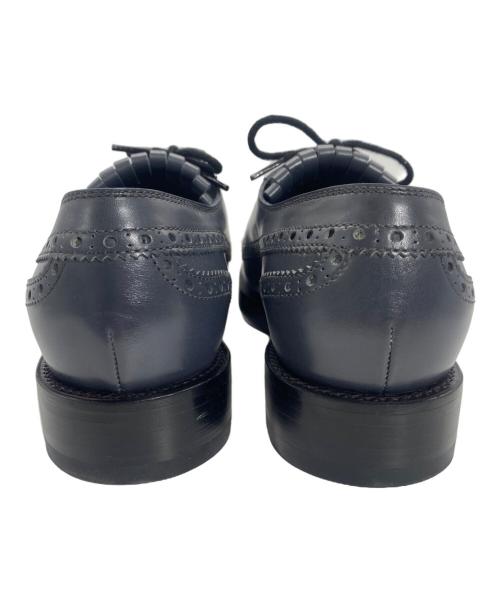 GUCCI（グッチ）GUCCI (グッチ) フリンジレザーシューズ/358271 グレー サイズ:9の古着・服飾アイテム