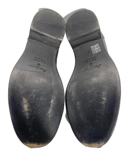 GUCCI（グッチ）GUCCI (グッチ) フリンジレザーシューズ/358271 グレー サイズ:9の古着・服飾アイテム