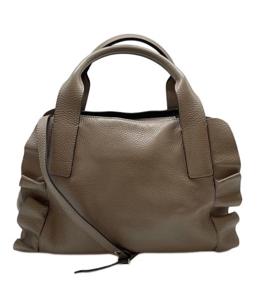 ripani（リパーニ）ripani (リパーニ) サイドフリルミニショルダーバッグ グレーの古着・服飾アイテム