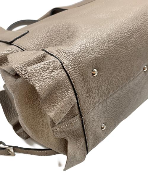 ripani（リパーニ）ripani (リパーニ) サイドフリルミニショルダーバッグ グレーの古着・服飾アイテム