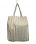ISSEY MIYAKE me（イッセイ ミヤケ ミー）の古着「プリーツ ショルダーバック/MI11AG031」｜ベージュ