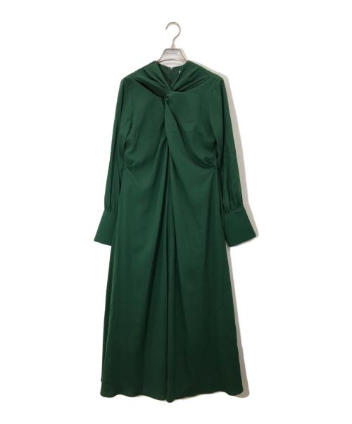 CLANE（クラネ）CLANE (クラネ) CROSS OPEN DECORATE ONE PIECE/11112-5192 グリーンの古着・服飾アイテム