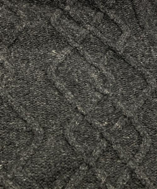 Burberry's（バーバリーズ）Burberry's (バーバリーズ) カシミヤ混ニットパーカー ブラック サイズ:Ⅿの古着・服飾アイテム