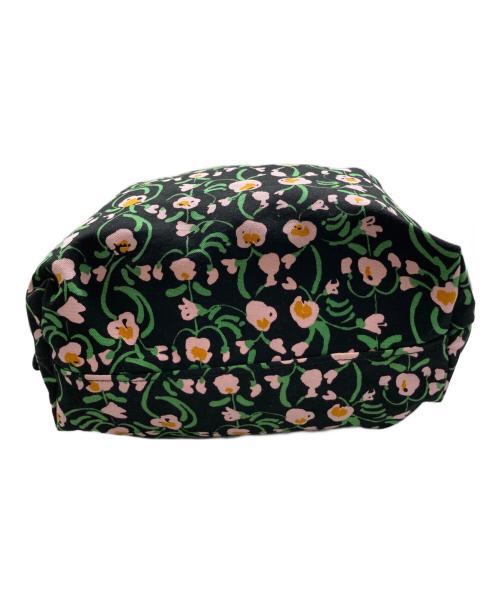 marimekko（マリメッコ）marimekko (マリメッコ) Erika Nurmu backpack ブラック×ピンクの古着・服飾アイテム