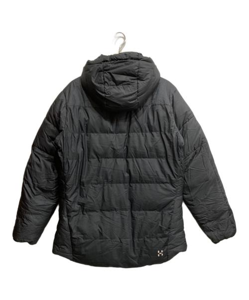 HAGLOFS（ホグロフス）HAGLOFS (ホグロフス) Riksgransen Down 850 Hood ブラック サイズ:Lの古着・服飾アイテム