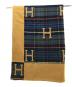 HERMES (エルメス) カシミヤ混ブランケット ブラウン：77000円