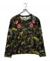 GUCCI（グッチ）の古着「Tropical Print Felted Cotton Sweatshirt」｜ブラック×グリーン