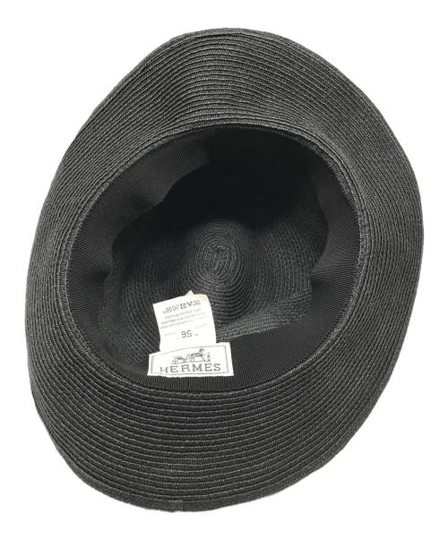 HERMES（エルメス）HERMES (エルメス) ペーパーハット グレーの古着・服飾アイテム
