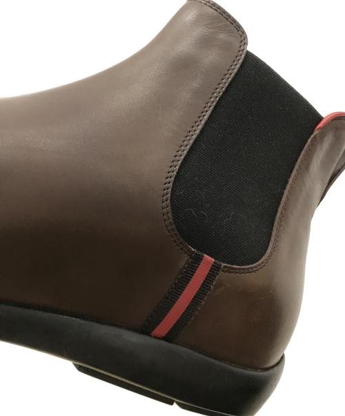 TOD'S（トッズ）TOD'S (トッズ) Ferrari (フェラーリ) サイドゴアブーツ/XRM0ZG0R760V2J0678 ブラウン サイズ:9の古着・服飾アイテム