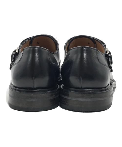 Salvatore Ferragamo（サルヴァトーレ フェラガモ）Salvatore Ferragamo (サルヴァトーレ フェラガモ) MESSICOモンクストラップシューズ ブラック サイズ:9の古着・服飾アイテム