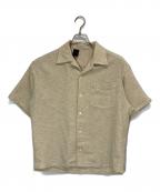 N.HOOLYWOODエヌ ハリウッド）の古着「オープンカラーシャツ」｜ベージュ