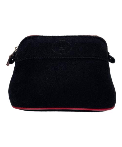 HERMES（エルメス）HERMES (エルメス) ボリードポーチミニ ブラックの古着・服飾アイテム