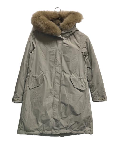 WOOLRICH（ウールリッチ）WOOLRICH (ウールリッチ) JOURNAL STANDARD (ジャーナルスタンダード) 別注KEYSTONE PARKA グレー サイズ:Sの古着・服飾アイテム