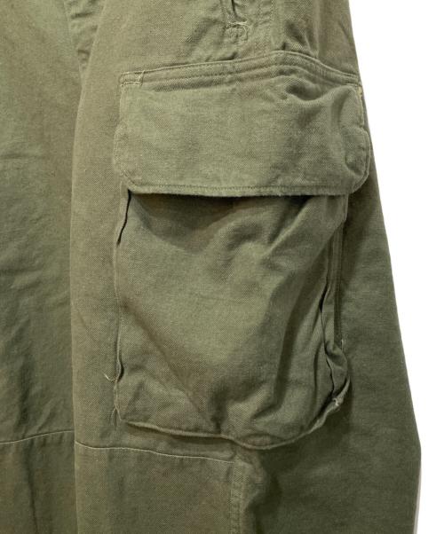 French Military（フレンチミリタリー）FRENCH MILITARY (フレンチミリタリー) ミリタリーカーゴパンツ カーキ サイズ:92の古着・服飾アイテム