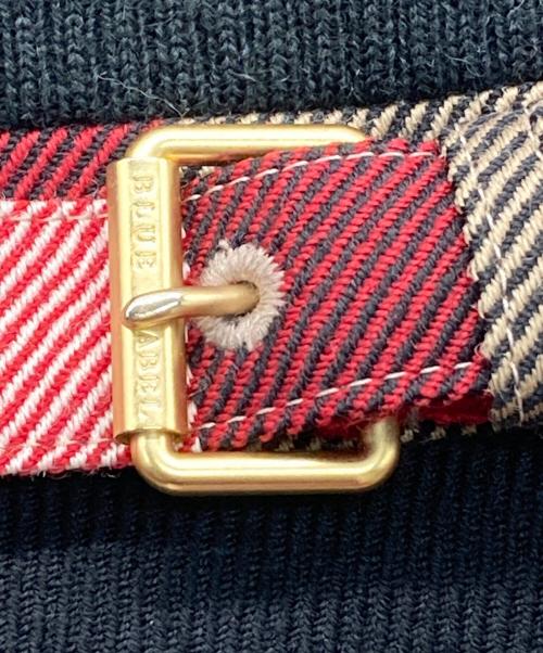 BLUE LABEL CRESTBRIDGE（ブルーレーベルクレストブリッジ）BLUE LABEL CRESTBRIDGE (ブルーレーベルクレストブリッジ) ドッキングワンピース ブラック×ベージュ サイズ:38の古着・服飾アイテム