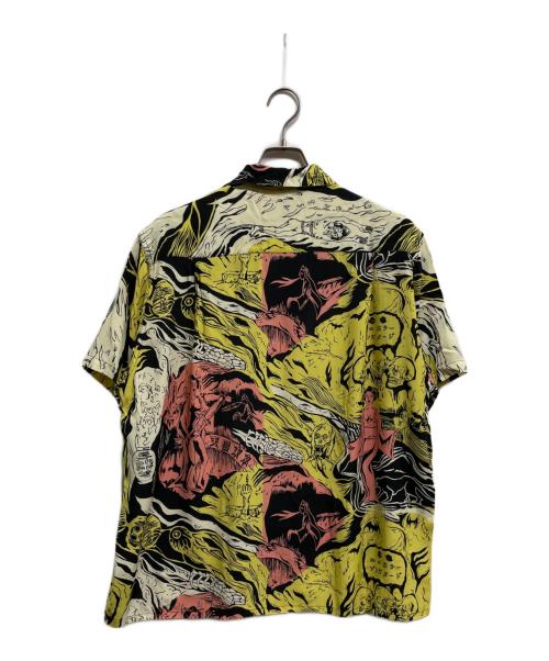 WACKO MARIA（ワコマリア）WACKO MARIA (ワコマリア) エロホラーゾンビヌードアロハシャツ イエロー×ピンク サイズ:Lの古着・服飾アイテム