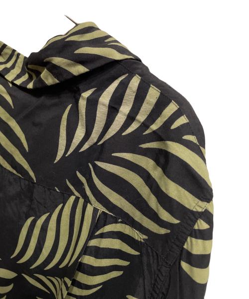 WACKO MARIA（ワコマリア）WACKO MARIA (ワコマリア) HAWAIIAN SHIRT LEAF ブラック×グリーン サイズ:Lの古着・服飾アイテム