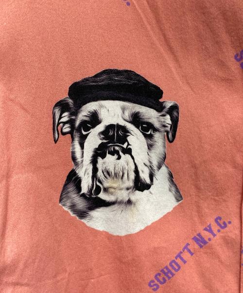 Schott（ショット）Schott (ショット) HAWAIIAN SHIRT DOG/782-3123010 ピンク サイズ:Sの古着・服飾アイテム