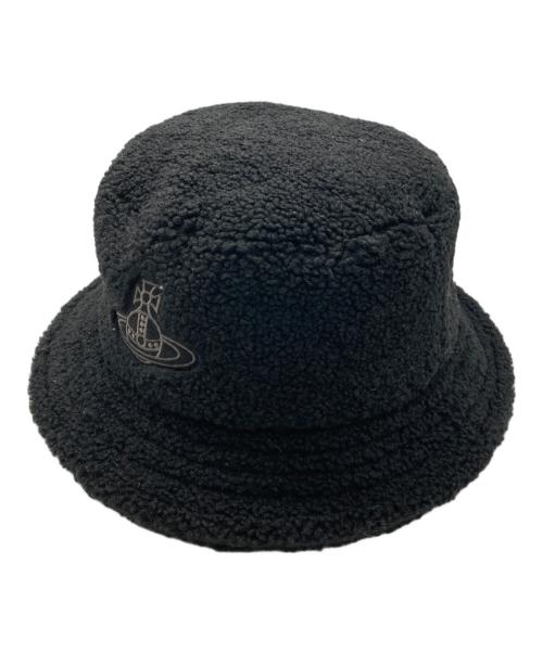Vivienne Westwood（ヴィヴィアンウエストウッド）Vivienne Westwood (ヴィヴィアンウエストウッド) ボアバケットハット ブラック サイズ:-の古着・服飾アイテム