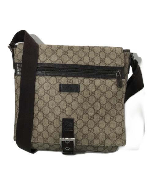 GUCCI（グッチ）GUCCI (グッチ) メッセンジャーバッグ/141194 ベージュの古着・服飾アイテム
