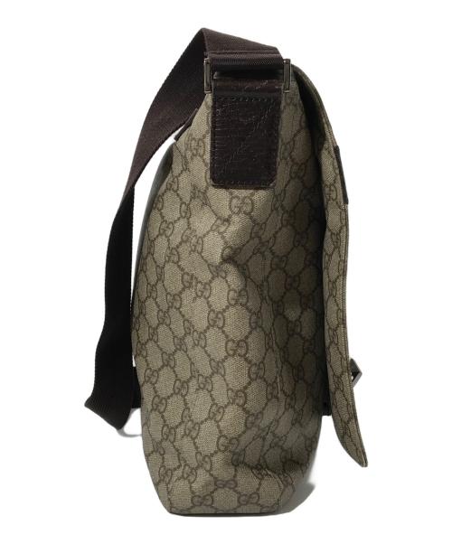 GUCCI（グッチ）GUCCI (グッチ) メッセンジャーバッグ/141194 ベージュの古着・服飾アイテム