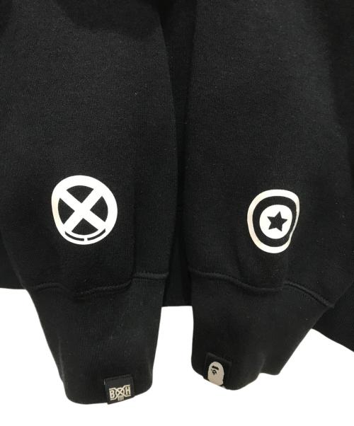 A BATHING APE（ア ベイシング エイプ）A BATHING APE (ア ベイシング エイプ) BOUNTY HUNTER (バウンティハンター) MAD SHARK FULL ZIP HOODIE ブラック サイズ:Mの古着・服飾アイテム