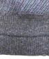 中古・古着 MAISON SPECIAL (メゾンスペシャル) Slub Yarn Mixed Bias Mesh Prime-Over Crew Neck Knit Pullover ネイビー サイズ:2：6000円