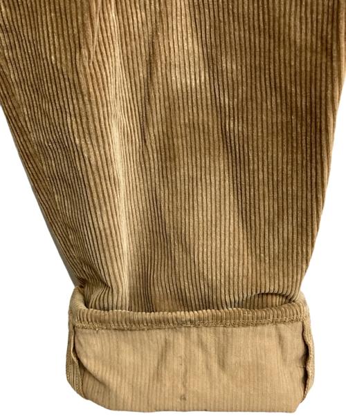RED EAR（レッドイアー）RED EAR (レッドイアー) ペインテッドコーデュロイ トラウザーズ テーパードパンツ ベージュ サイズ:ＸＸＬの古着・服飾アイテム