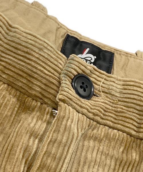 RED EAR（レッドイアー）RED EAR (レッドイアー) ペインテッドコーデュロイ トラウザーズ テーパードパンツ ベージュ サイズ:ＸＸＬの古着・服飾アイテム