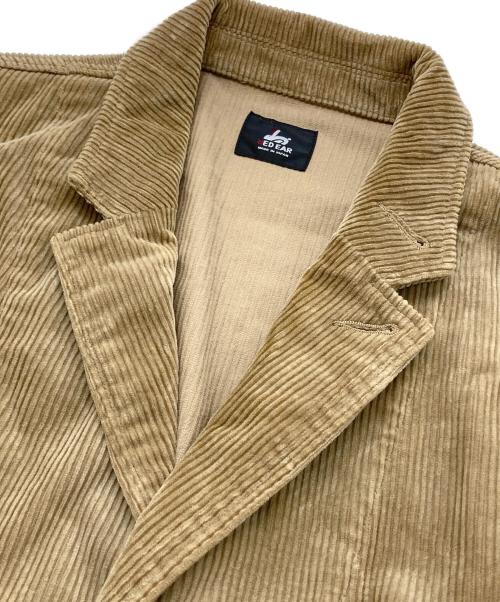 RED EAR（レッドイアー）RED EAR (レッドイアー) ペインテッドコーデュロイ カバーオールブルゾン ベージュ サイズ:XXLの古着・服飾アイテム