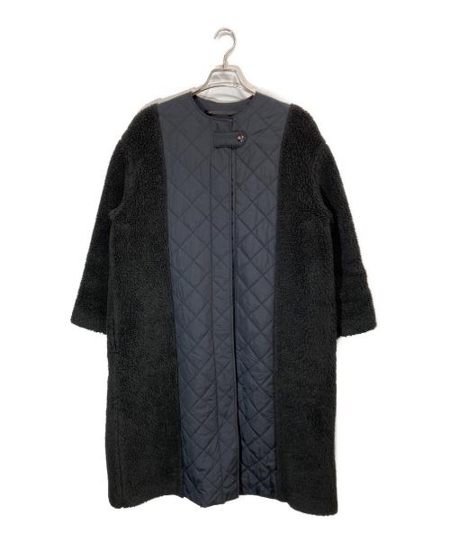 muller of yoshiokubo（ミュラーオブヨシオクボ）muller of yoshiokubo (ミュラーオブヨシオクボ) Quilting boa coat ブラック サイズ:36の古着・服飾アイテム