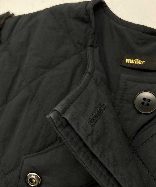 muller of yoshiokubo（ミュラーオブヨシオクボ）muller of yoshiokubo (ミュラーオブヨシオクボ) Quilting boa coat ブラック サイズ:36の古着・服飾アイテム
