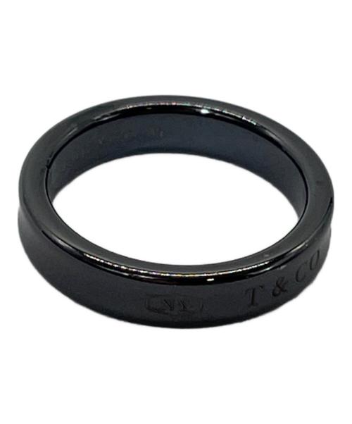 TIFFANY & Co.（ティファニー）Tiffany & Co. (ティファニー) 1837 チタン ナローリング ブラック サイズ:下記参照の古着・服飾アイテム