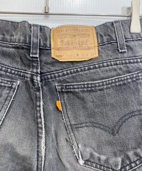 LEVI'S（リーバイス）LEVI'S (リーバイス) 505デニムパンツ ブラック サイズ:W31×L32の古着・服飾アイテム